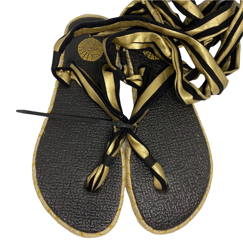 Nalho Yoga Mat Tie-Up Sandals